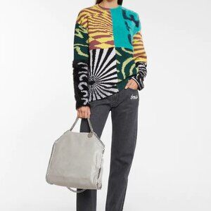 NEW STELLA MCCARTNEY  Falabella  Shoulder Bag Metallic Grey